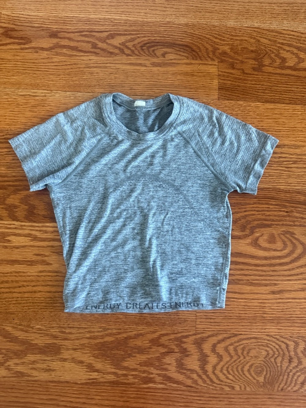 lululemon athletica Heather Gray Kids Short-Sleeve Tee